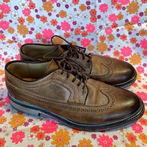 Frye James Wingtip Leather Oxford Shoes 6.5B